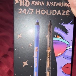 Limited edition urban decay 24/7 eyeliner set- blue and black full size
